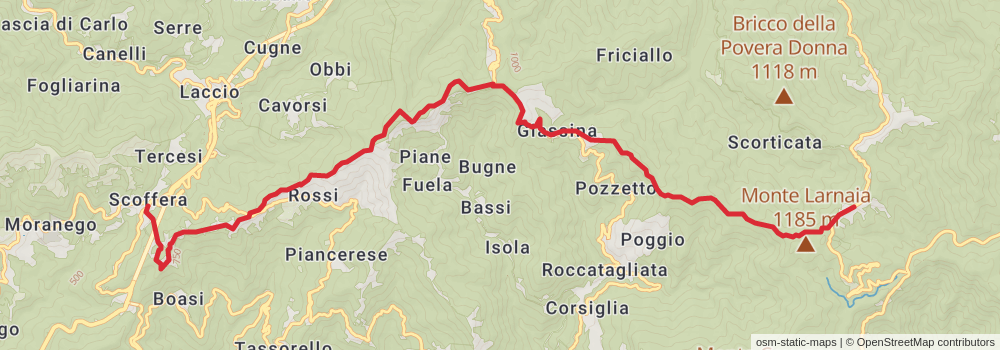 Sentiero Italia - Alps Section stage 195 Map