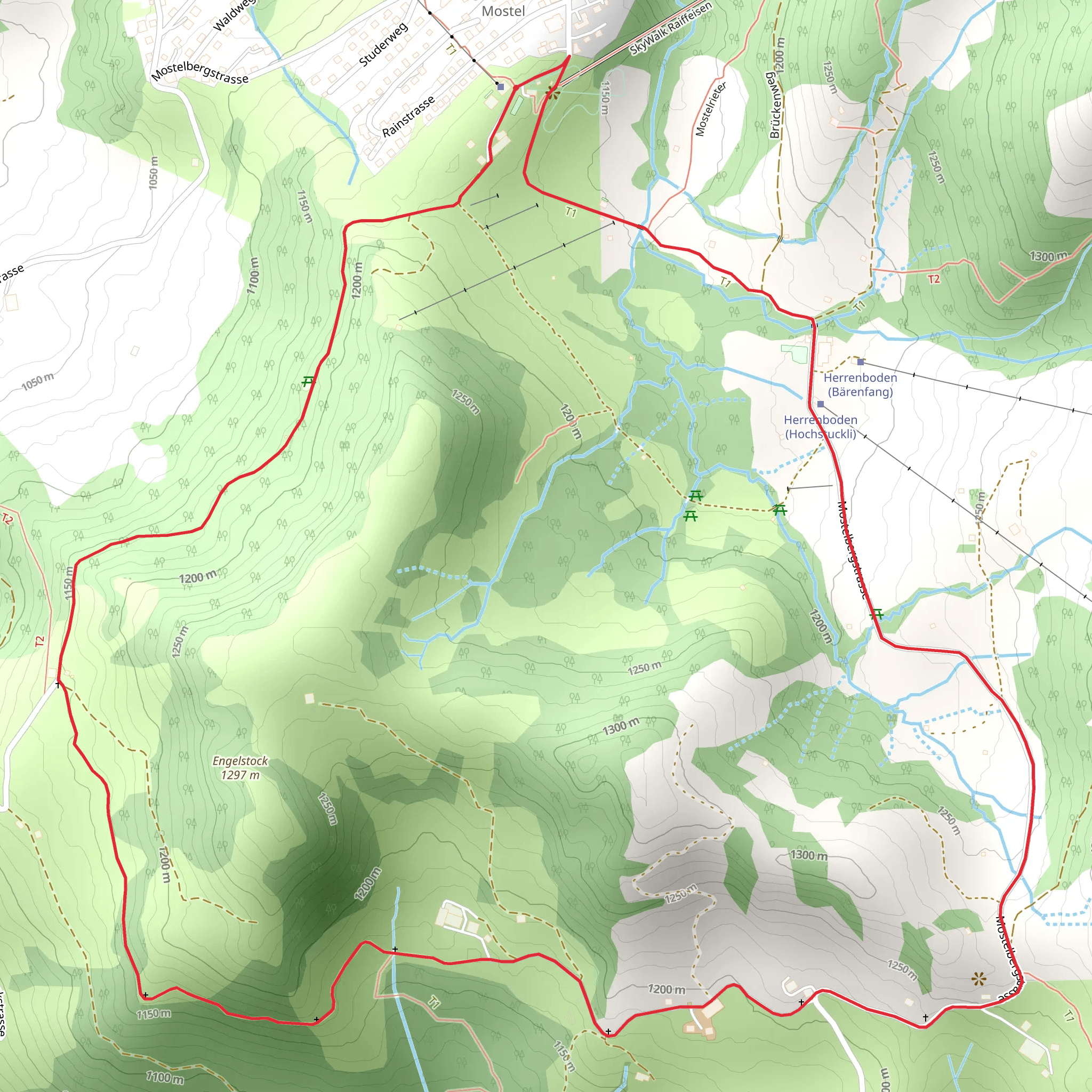 Rundweg Engelstock mobile static map