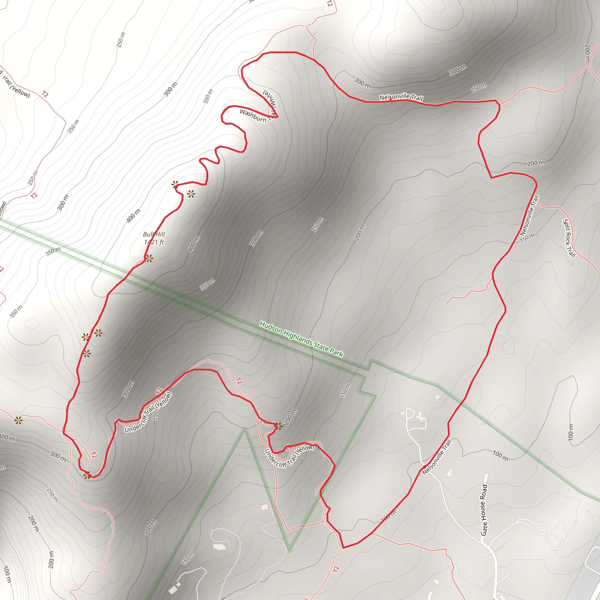 Mount Taurus Loop via Washburn Trail mobile static map