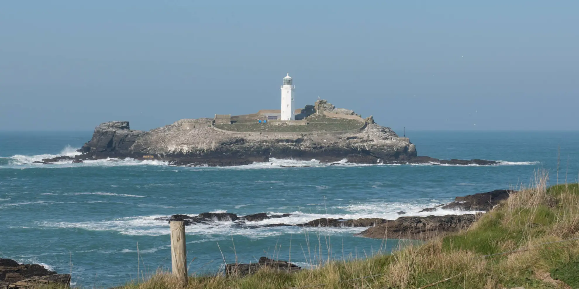 An image depicting the trail Godrevy Walk and its surrounding area.