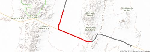 American Discovery Trail South Route stage 325 Map