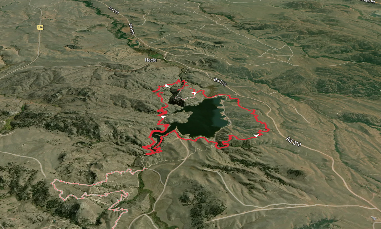 Canyons and Crystal Ridge Loop - Crystal Lake Reservoir
