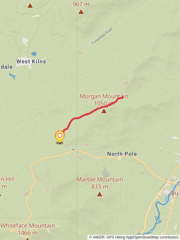 Cooper Kill Pond Trail mobile static map