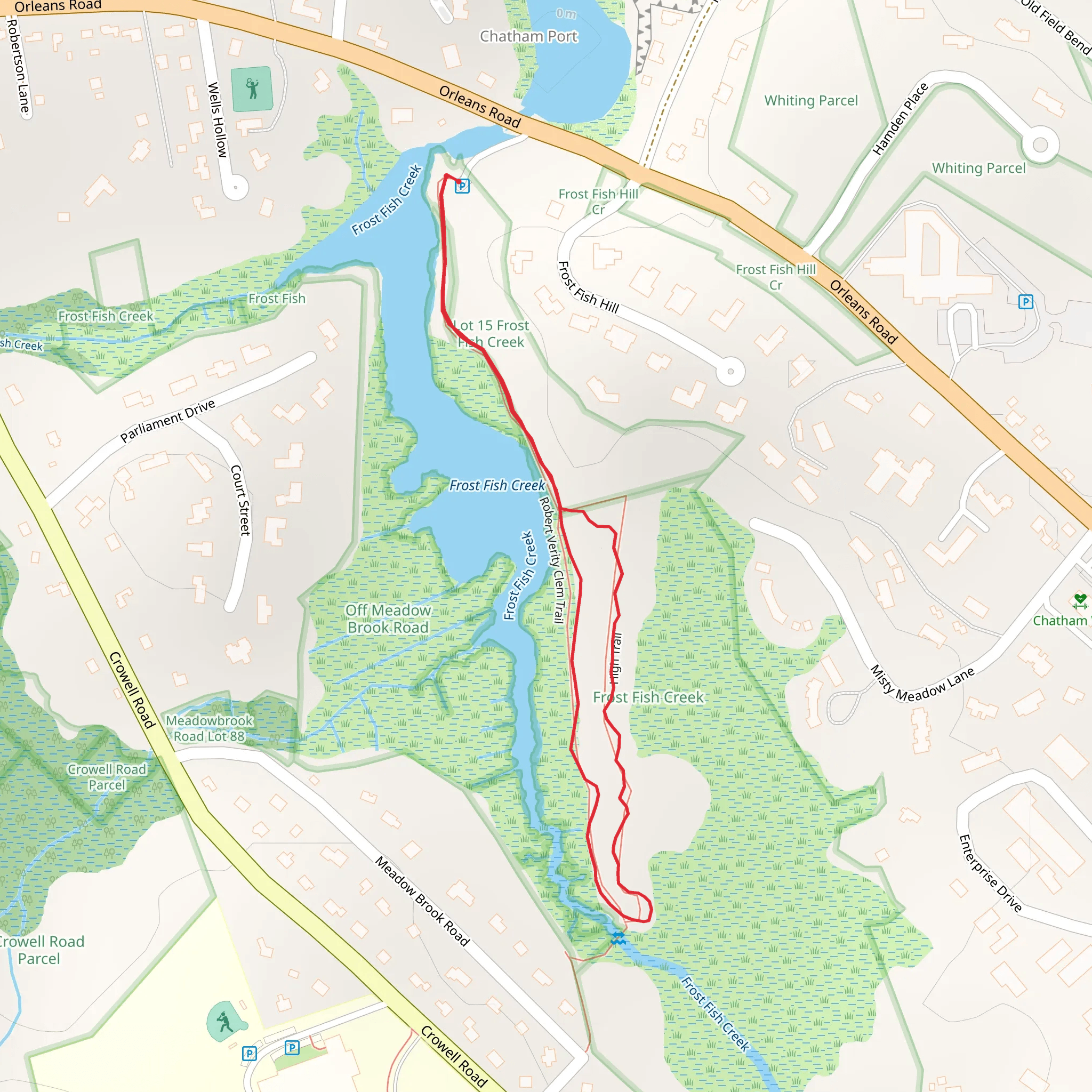 Frost Fish Creek mobile static map