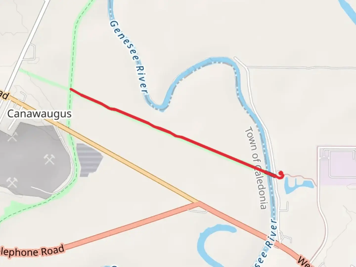 An image depicting the trail Erie Attica Trail and its surrounding area.