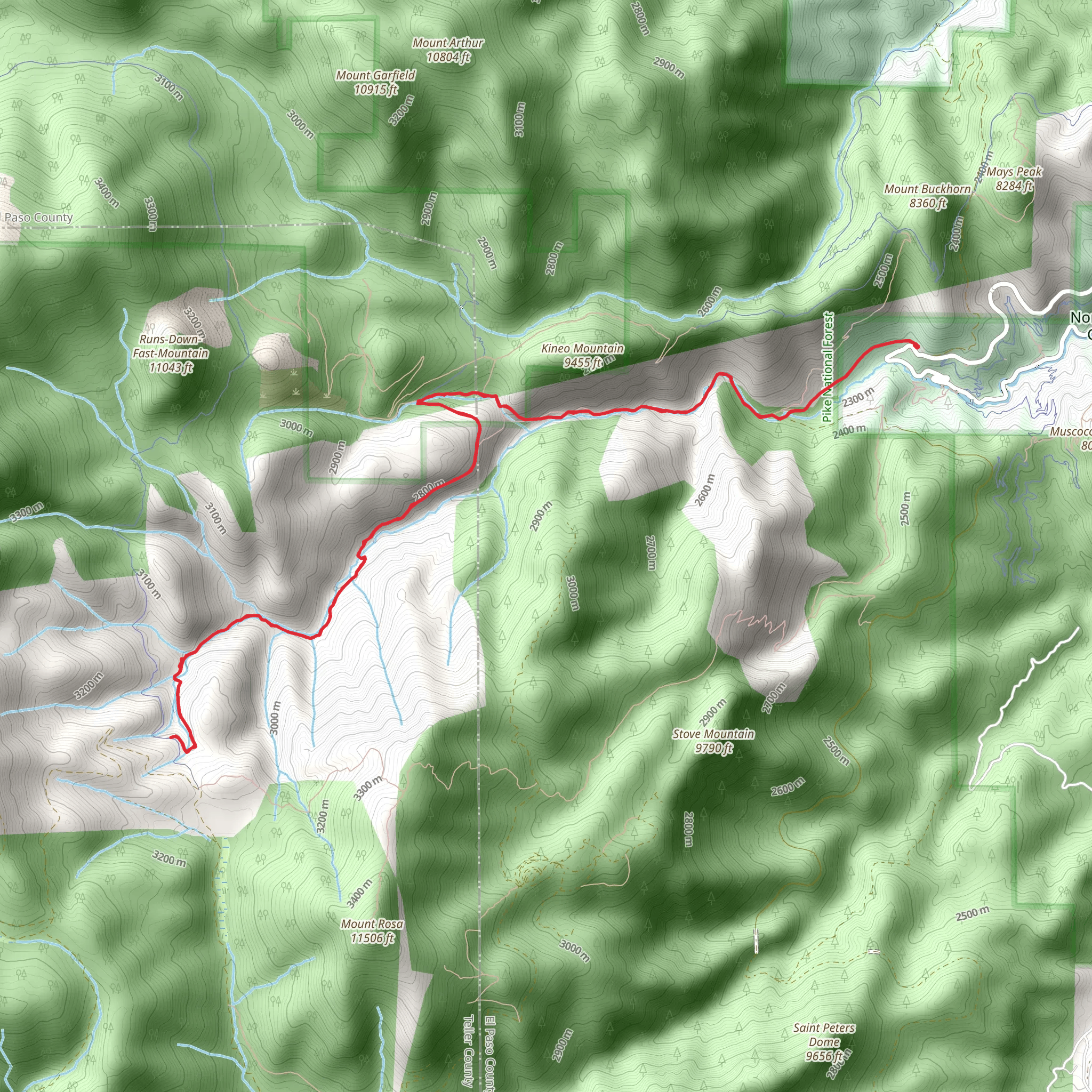 Pipeline Trail mobile static map