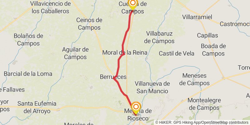 Ruta Jacobea Madrilena alt 4 Map