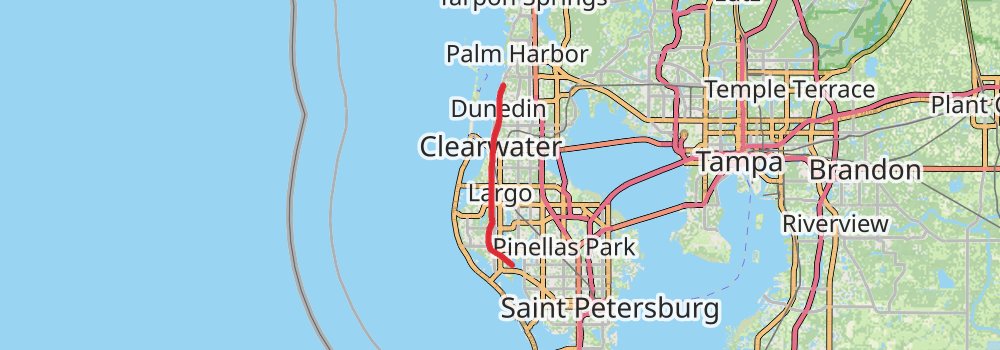 Pinellas Trail stage 2 Map