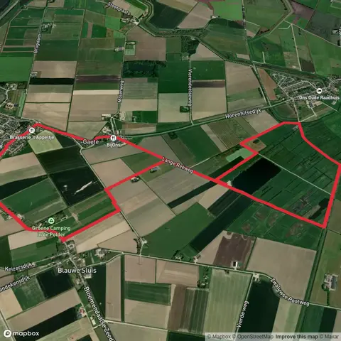 De Winput via Lange Reeweg and Groenendijk