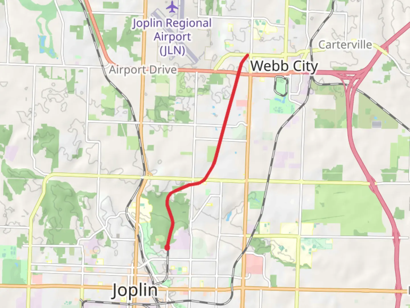 An image depicting the trail Frisco Greenway Trail and its surrounding area.