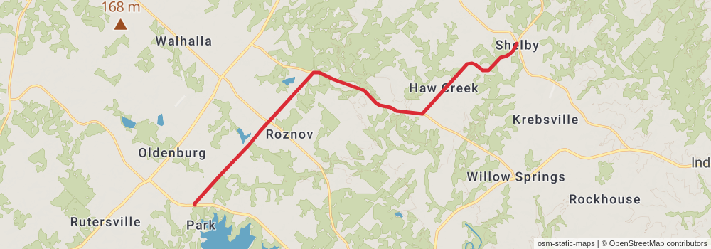 American Perimeter Trail - Texas Primary stage 76 Map