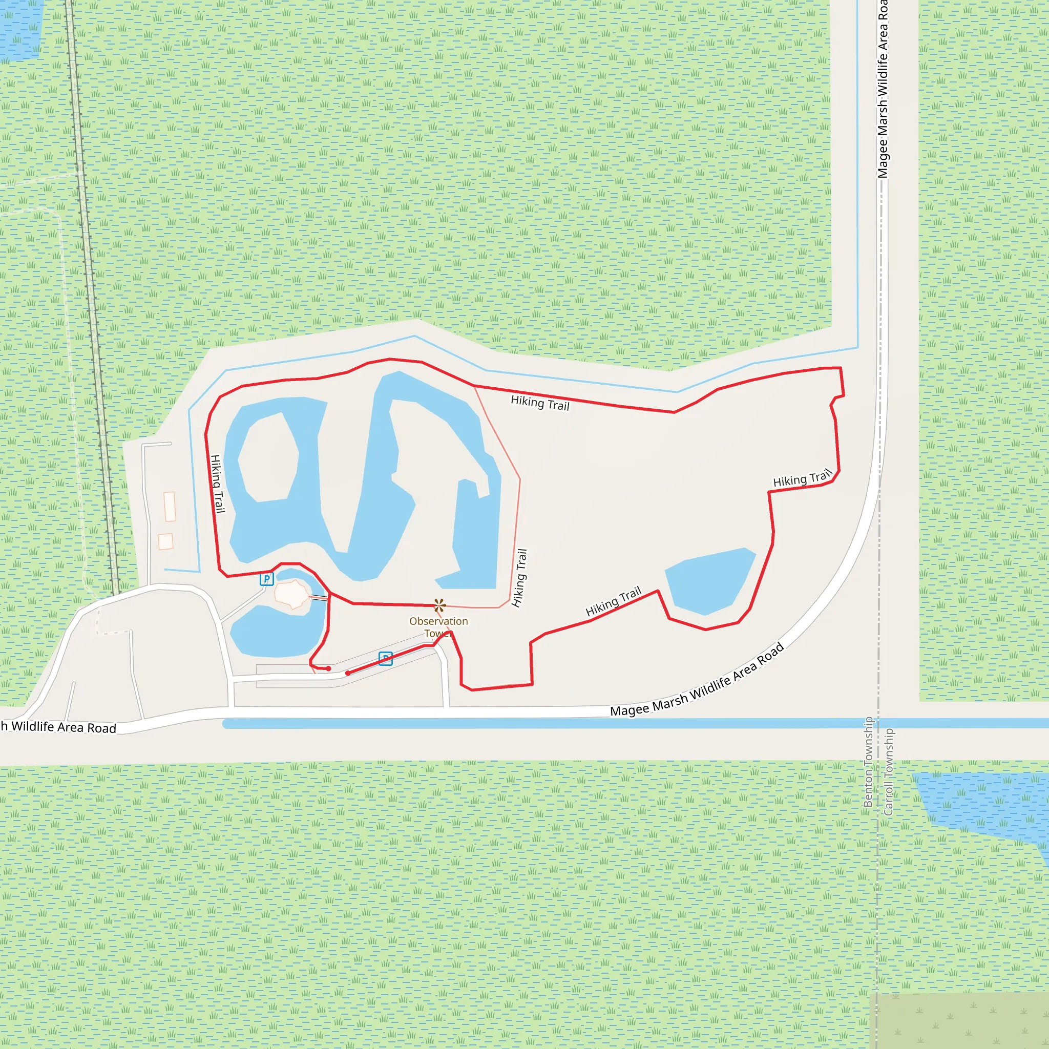 Magee Marsh Wildlife Area Road Loop mobile static map