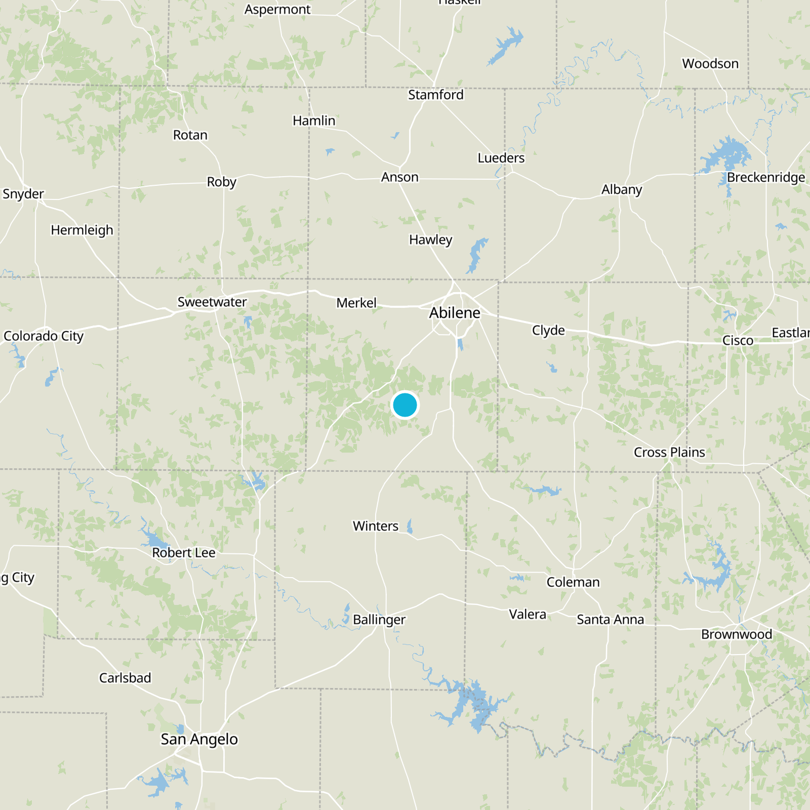 Taylor County Static Map