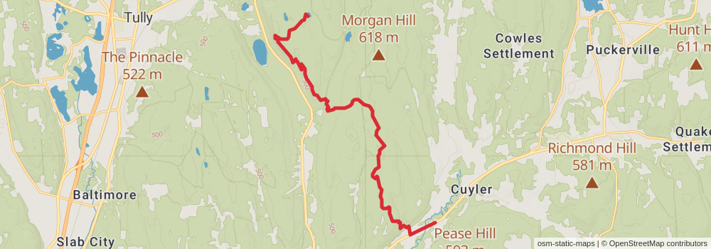 American Perimeter Trail - New York to Maine stage 17 Map