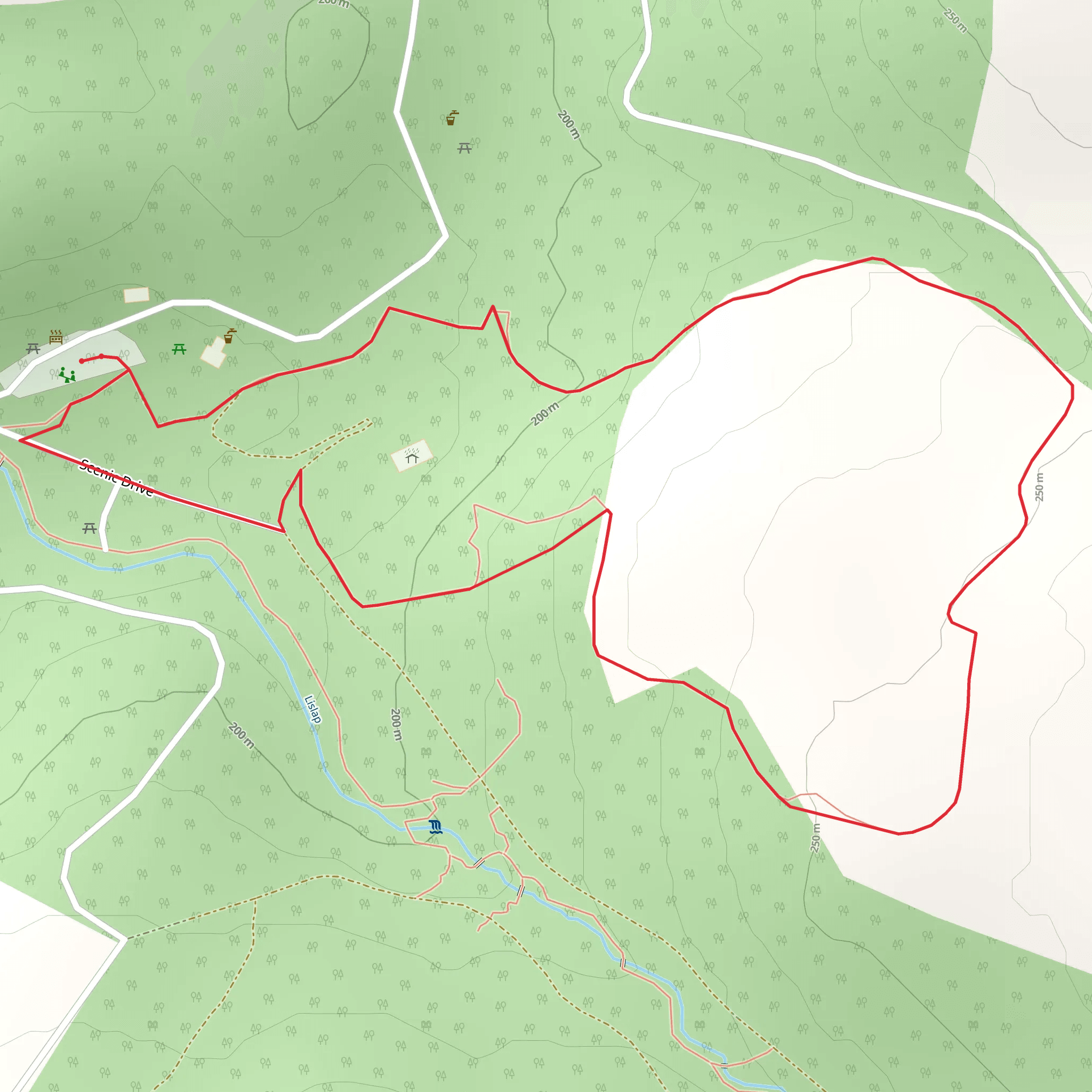 Gortin Forest Nature Trail mobile static map