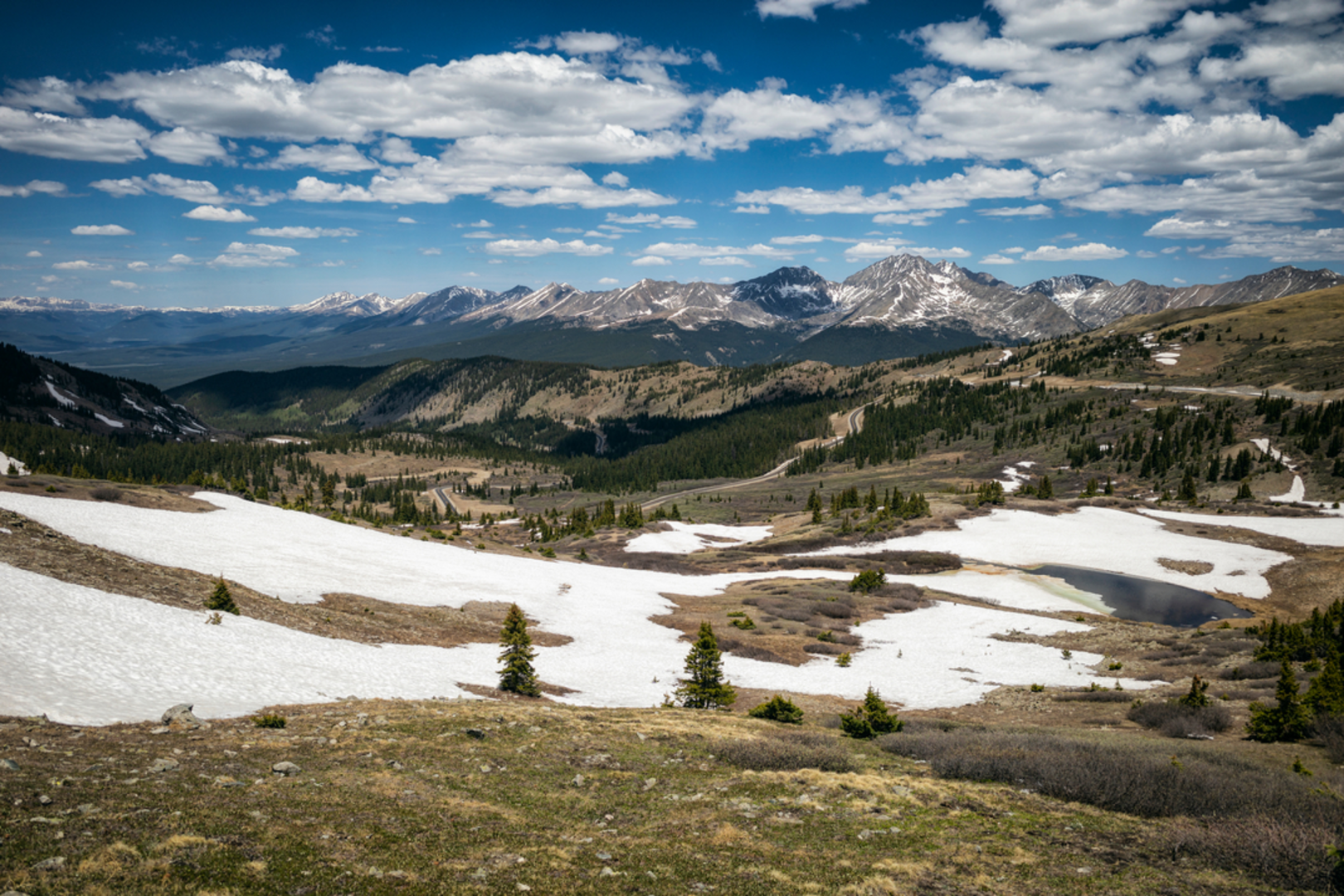 An image depicting the trail Waterloo Gulch via Continental Divide Trail and its surrounding area.