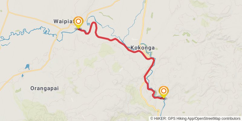 Otago Central Rail Trail stage 6 Map
