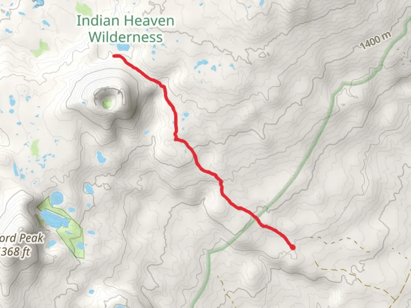 An image depicting the trail East Crater Trail and its surrounding area.