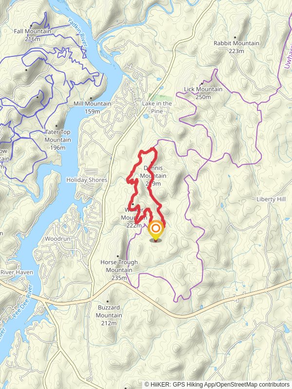 Keyauwee and Uwharrie Loop Trail