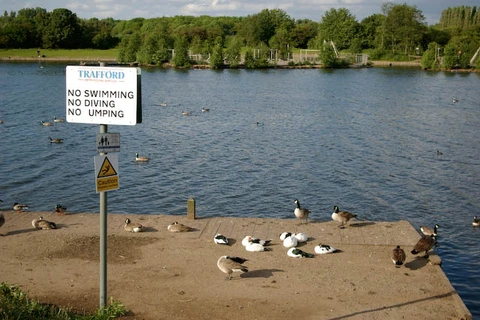 An image depicting the trail Stretford to Stockport Walk and its surrounding area.