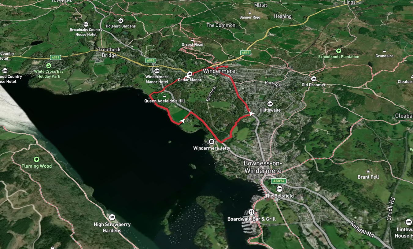 Queen Adelaide and Rayrigg Wood Loop