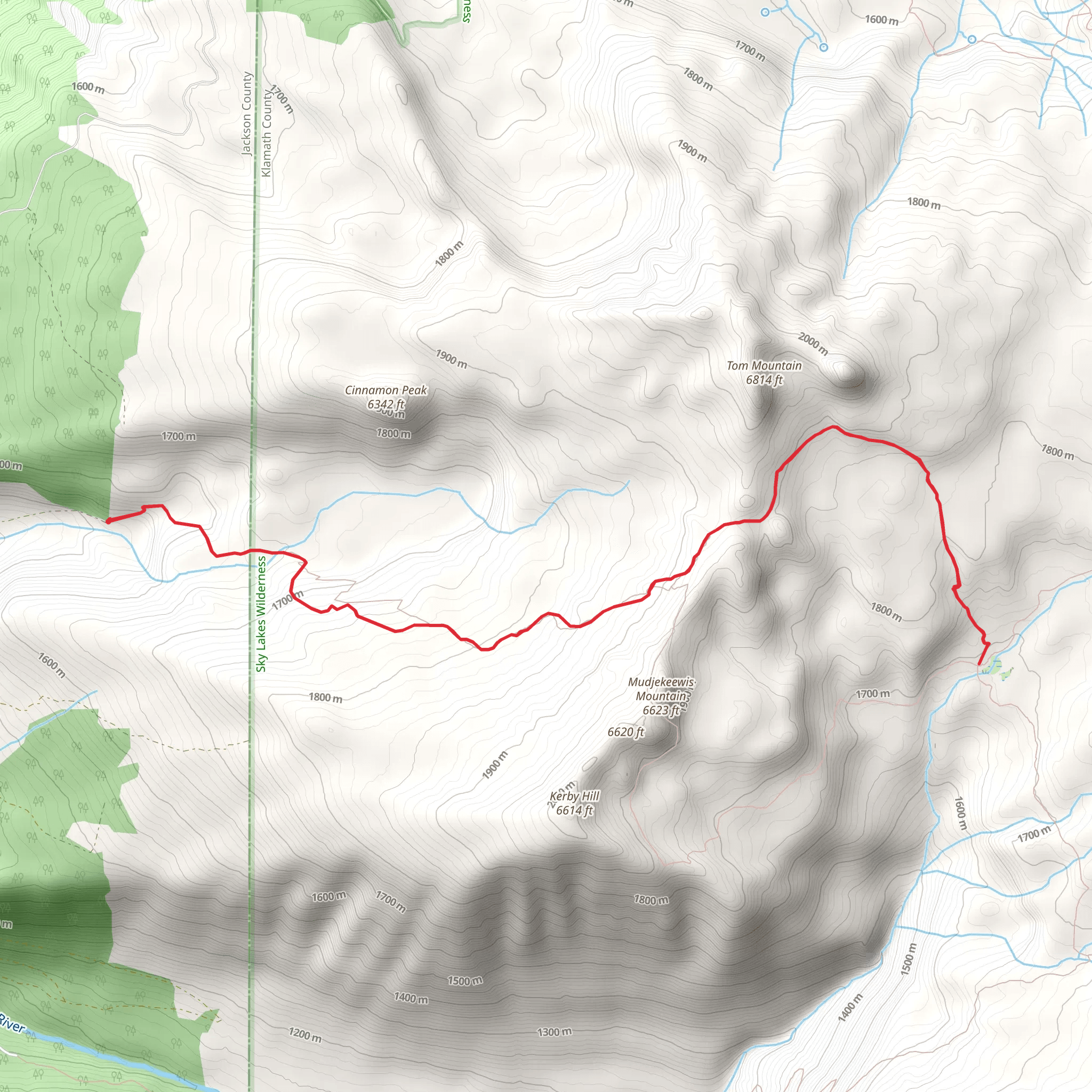 Tom and Jerry Trail mobile static map