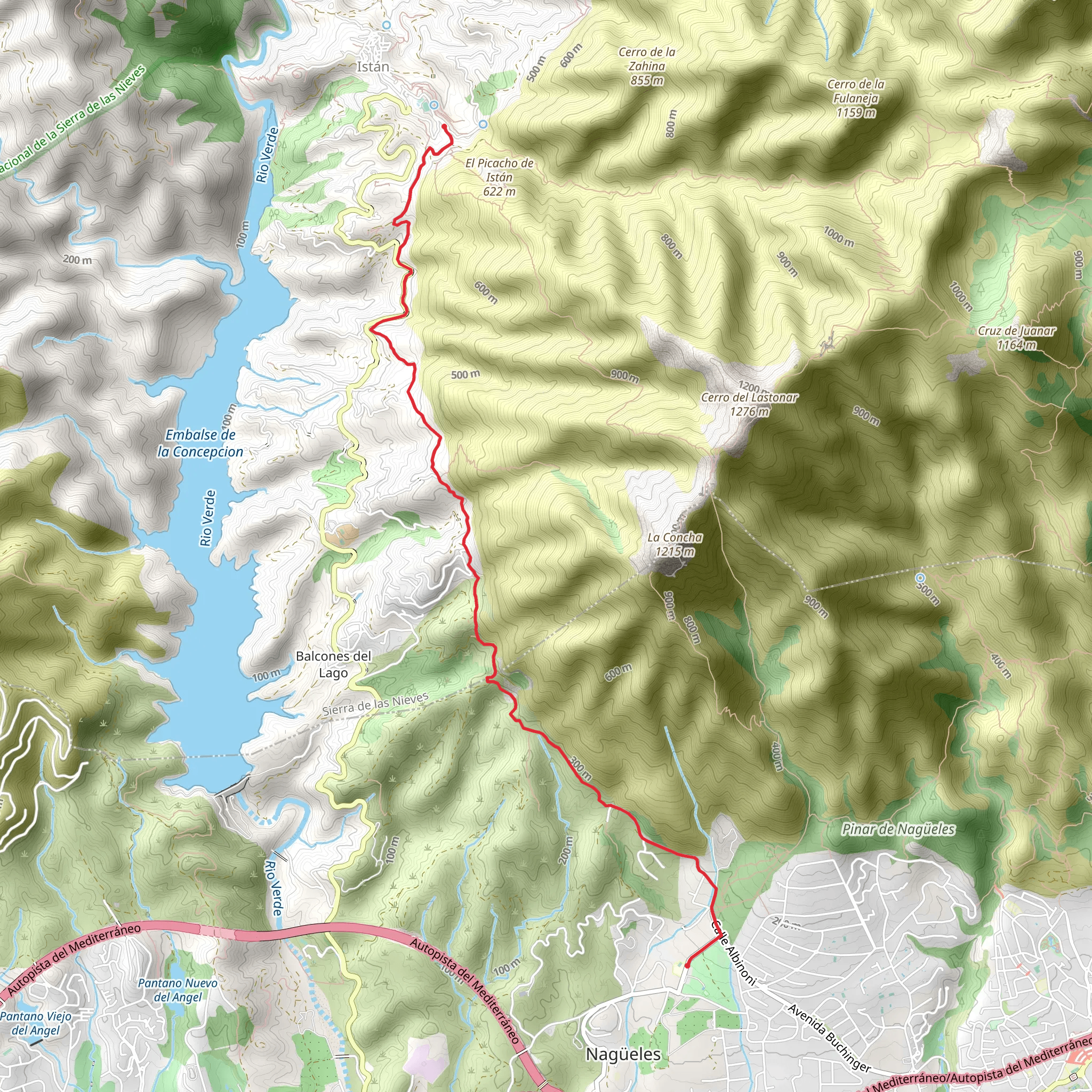 Istan - Marbella mobile static map