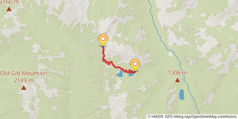 Pomas Creek Trail via Ice Creek Trail stage 2 Map