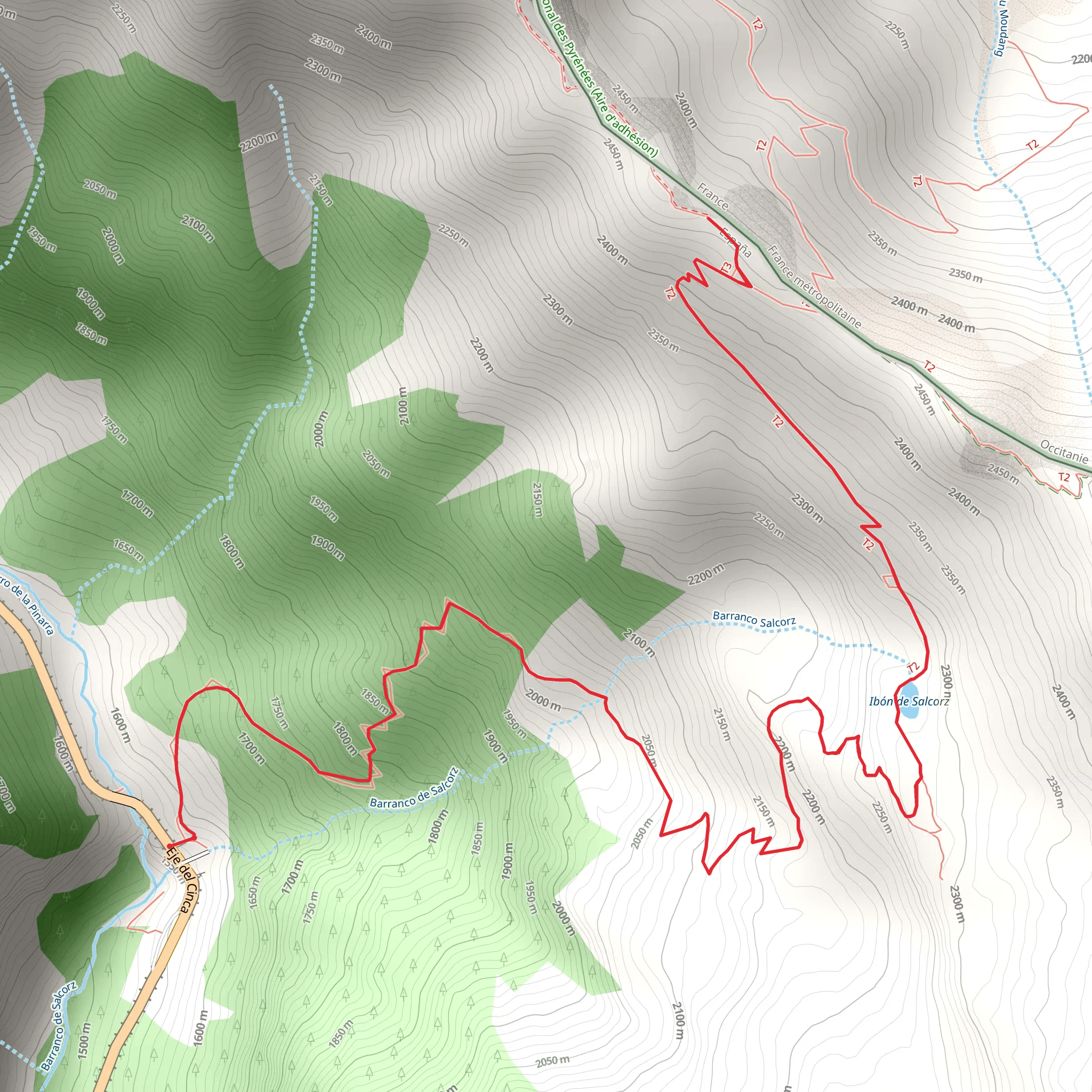 Road to the Port of Salcorz PR HU 181 mobile static map