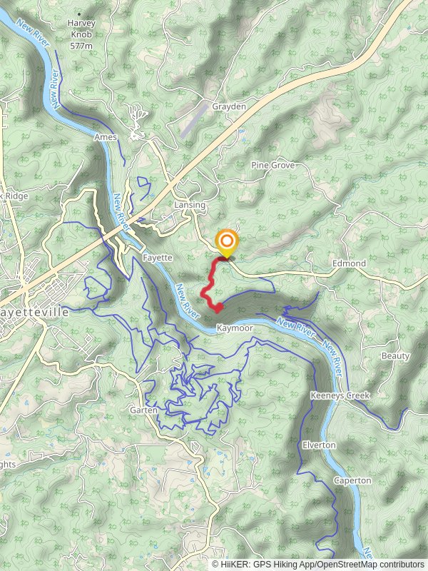 Diamond Point Overlook via Endless Wall Trail