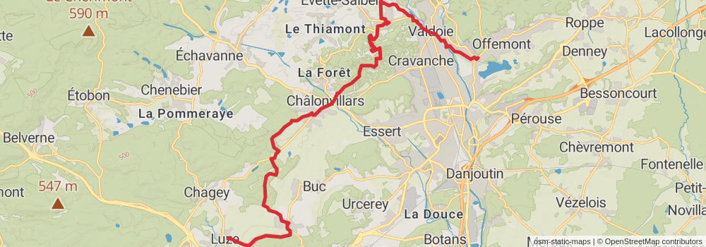 Camino Strasbourg-Saint Jean Pied de Port via Le Puy stage 12 Map