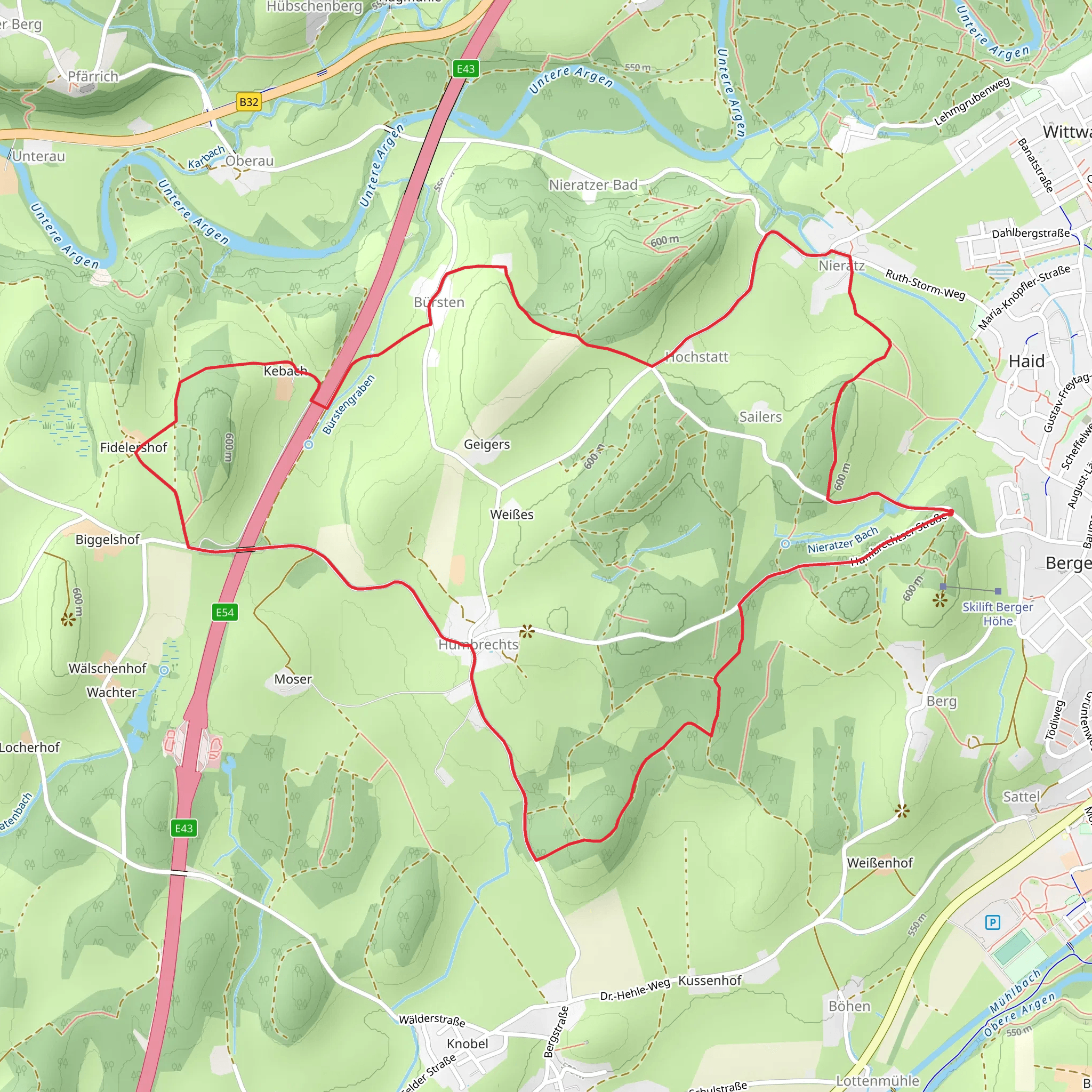 Wangen im Allgaeu Loop mobile static map