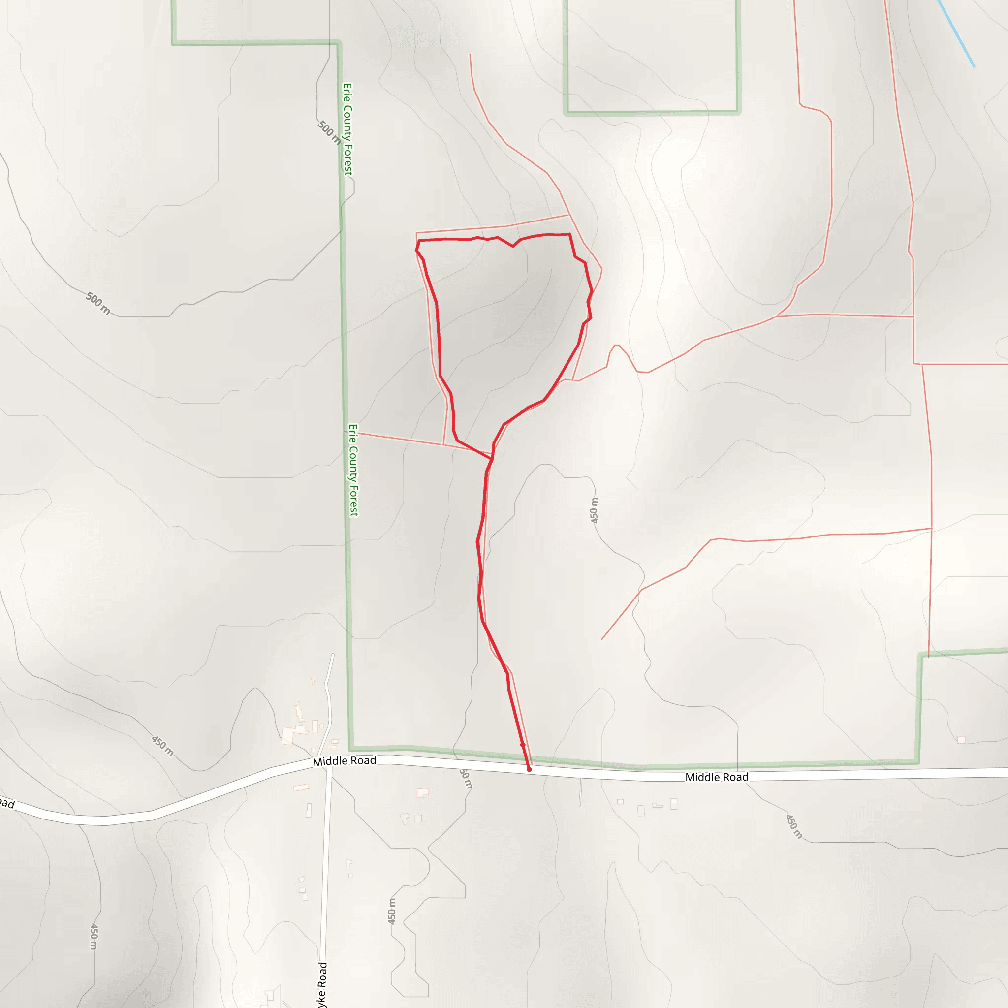 Middle Road Loop - North mobile static map