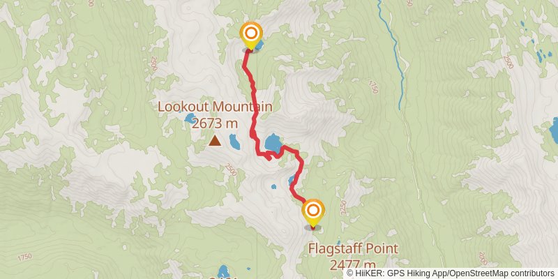 Lostine - Minam Loop spur 5 Map