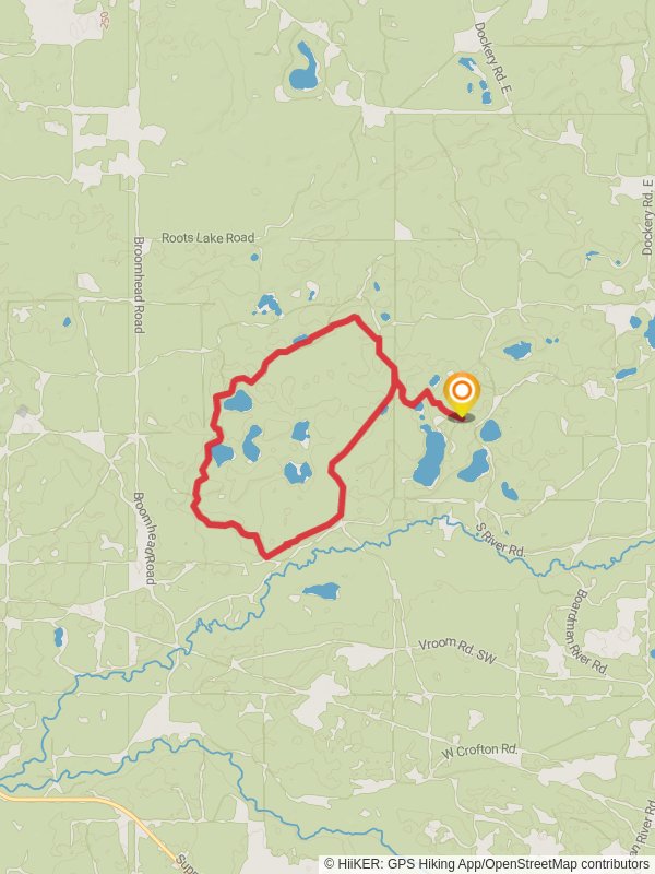 North Country National Scenic Trail and Sand Lake Loop