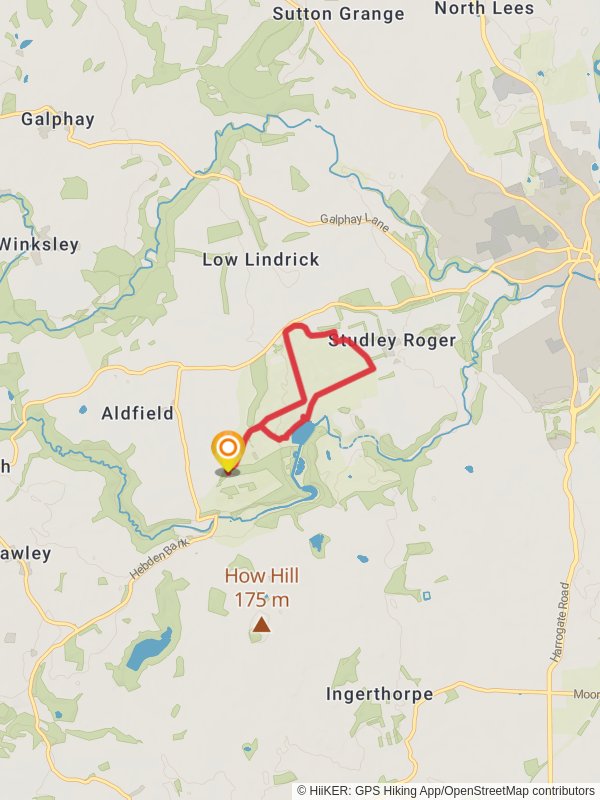Fountains Abbey Ancient Trees Walk North Yorkshire England