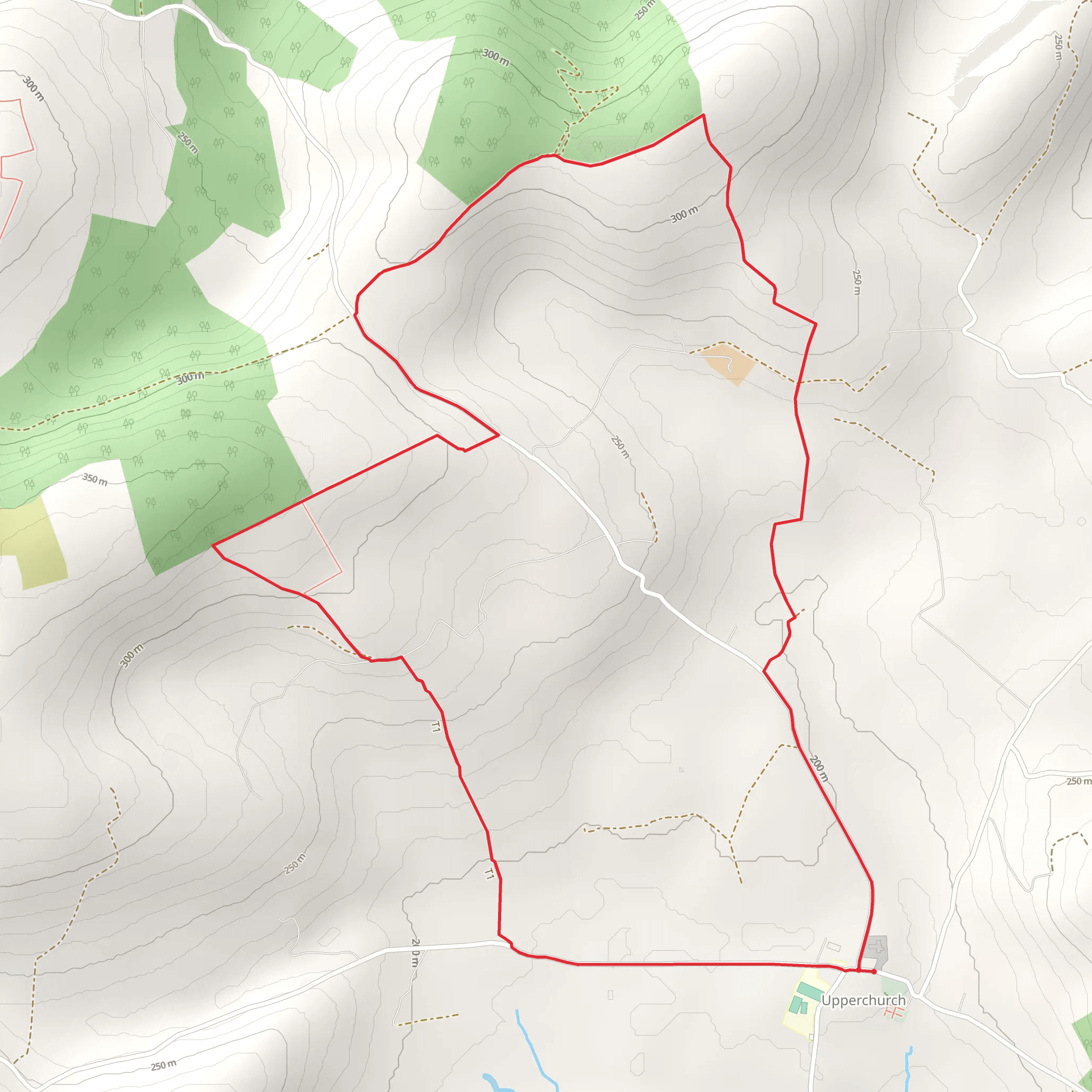 Eamon a Chnoic Loop - Upperchurch mobile static map