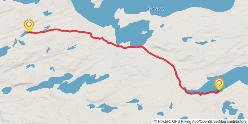 Arctic Circle Trail stage 4 Map