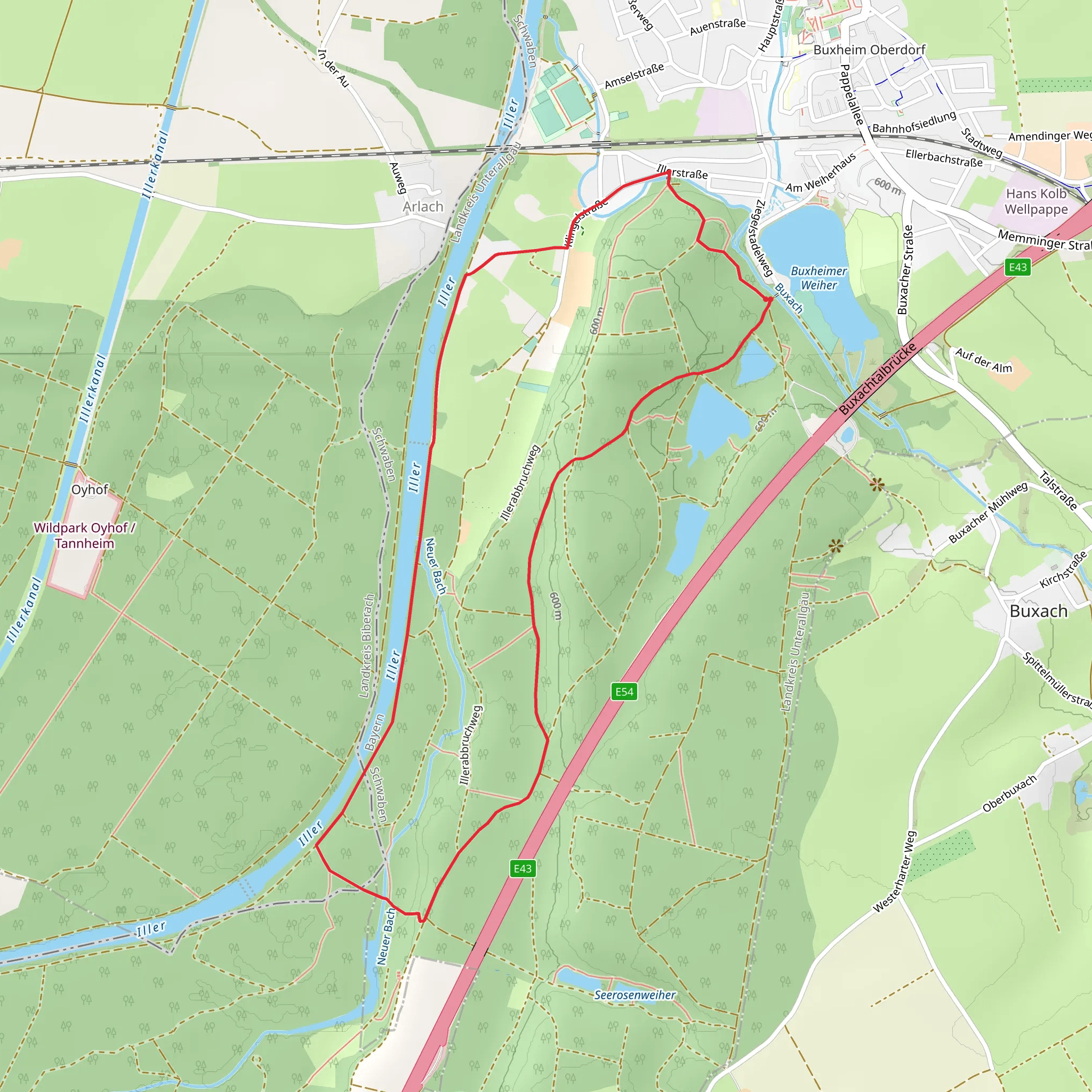 Iller Loop mobile static map