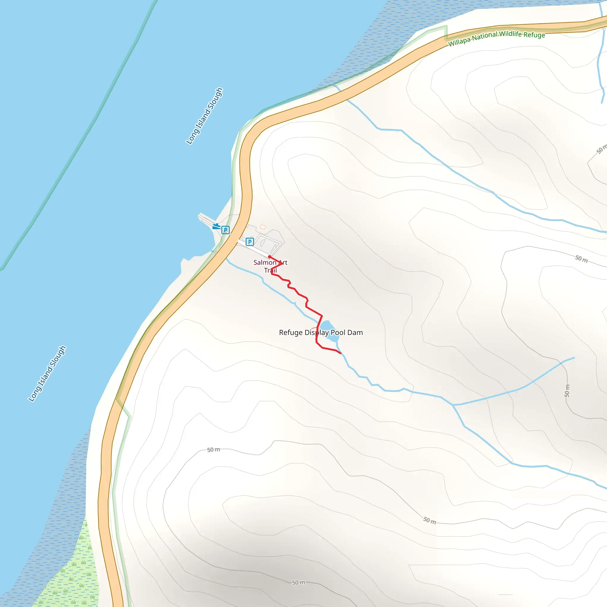 Salmon Art Trail mobile static map