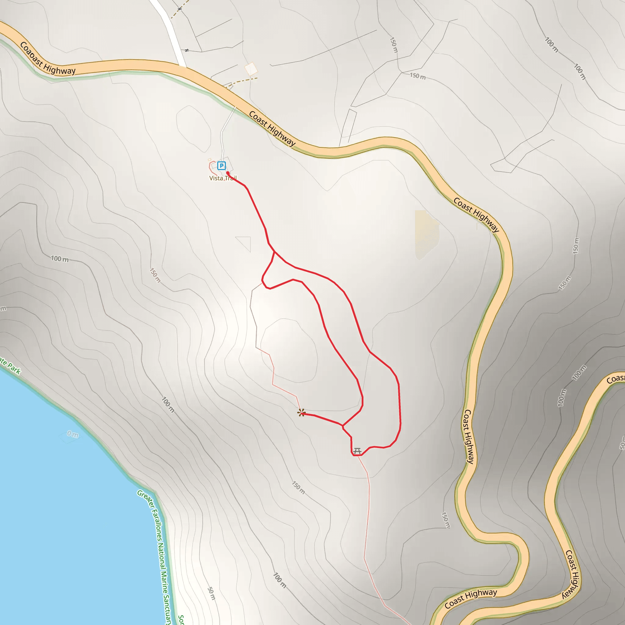 Coast Highway Loop mobile static map