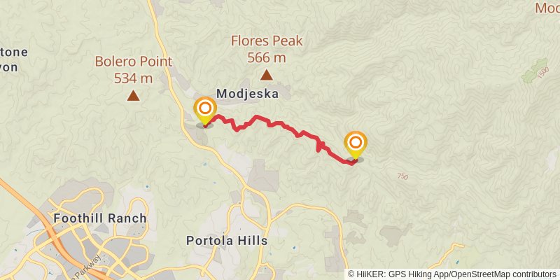 Joplin Trail stage 2 Map