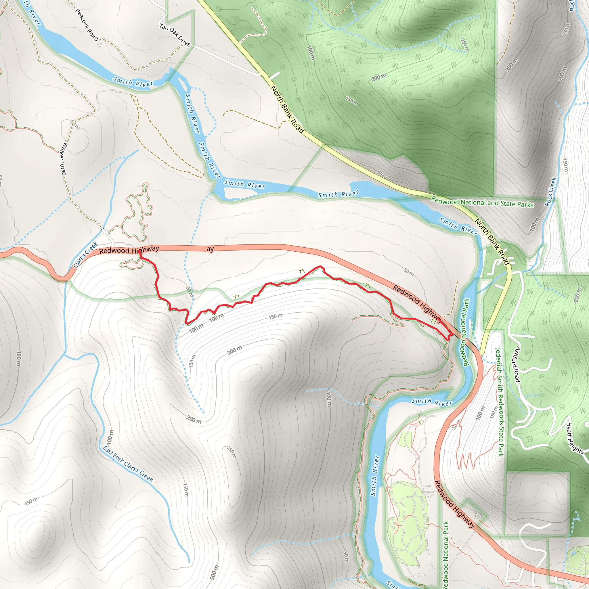 Hatton Trail mobile static map
