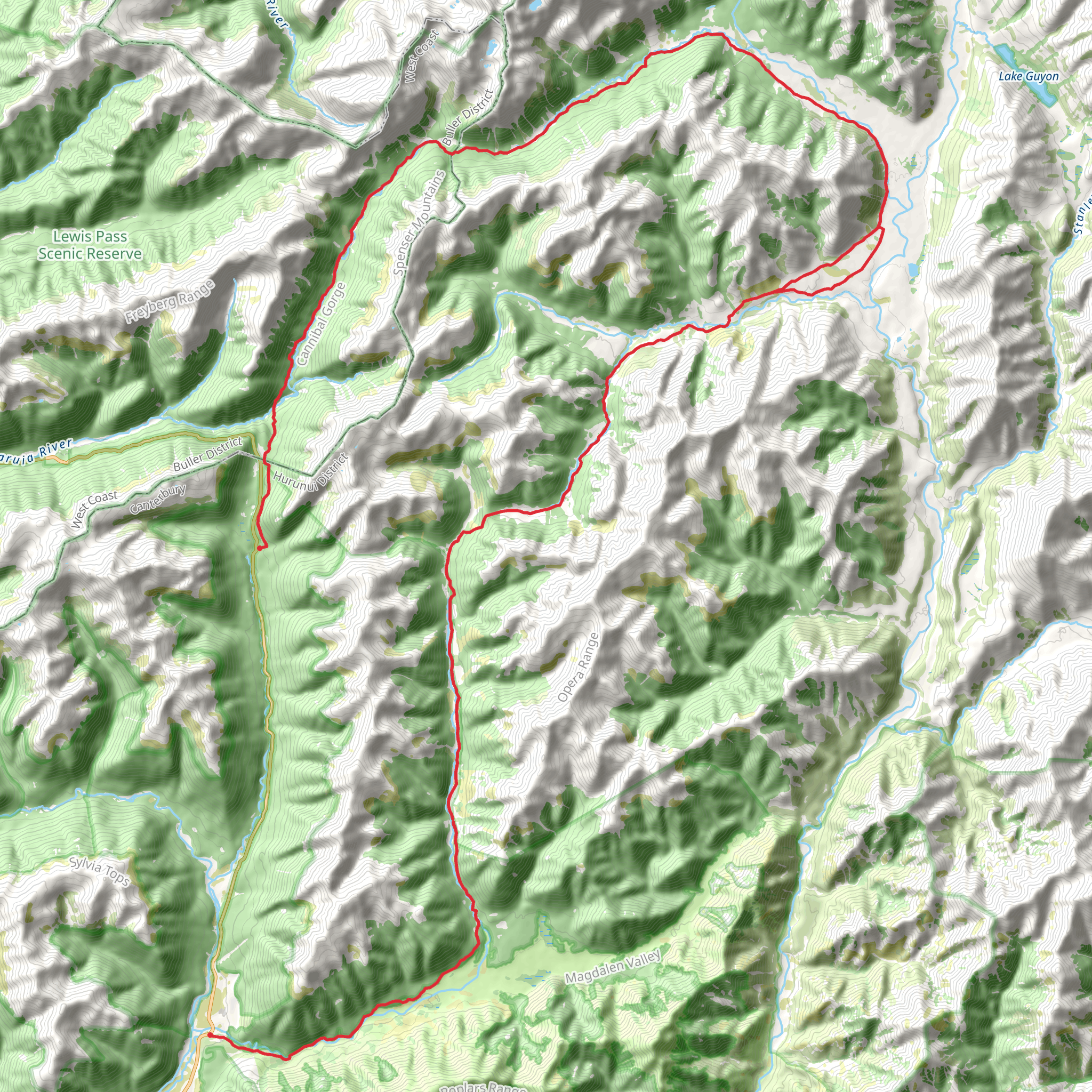 St James Walkway mobile static map