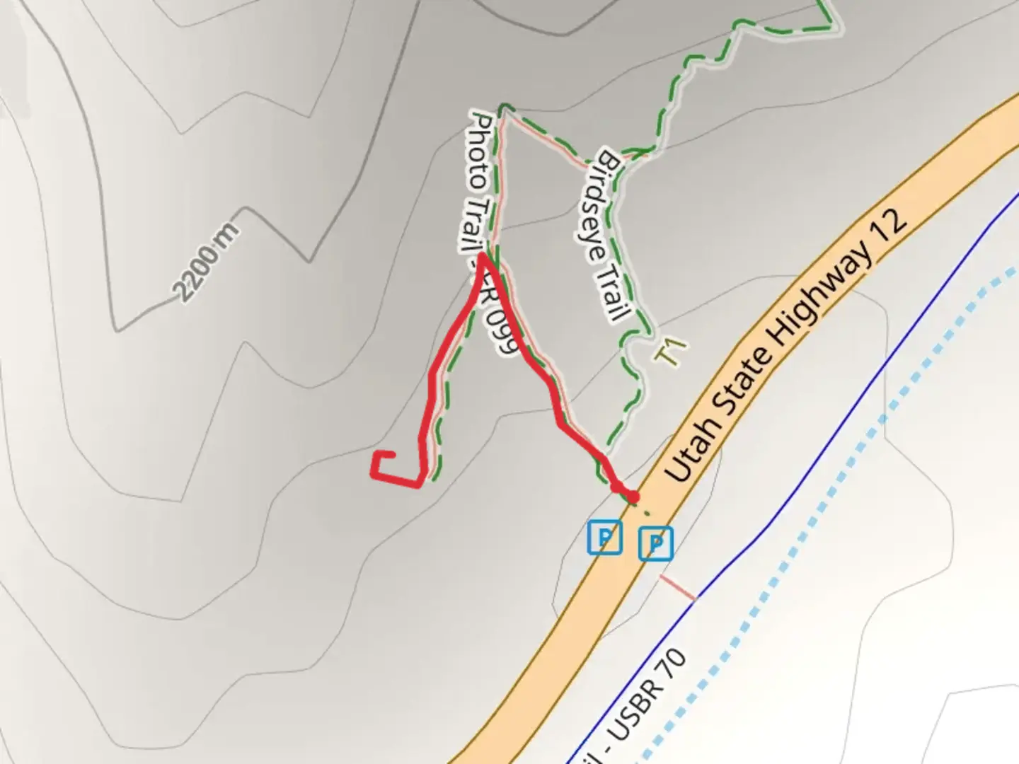 An image depicting the trail Photo Trail and its surrounding area.