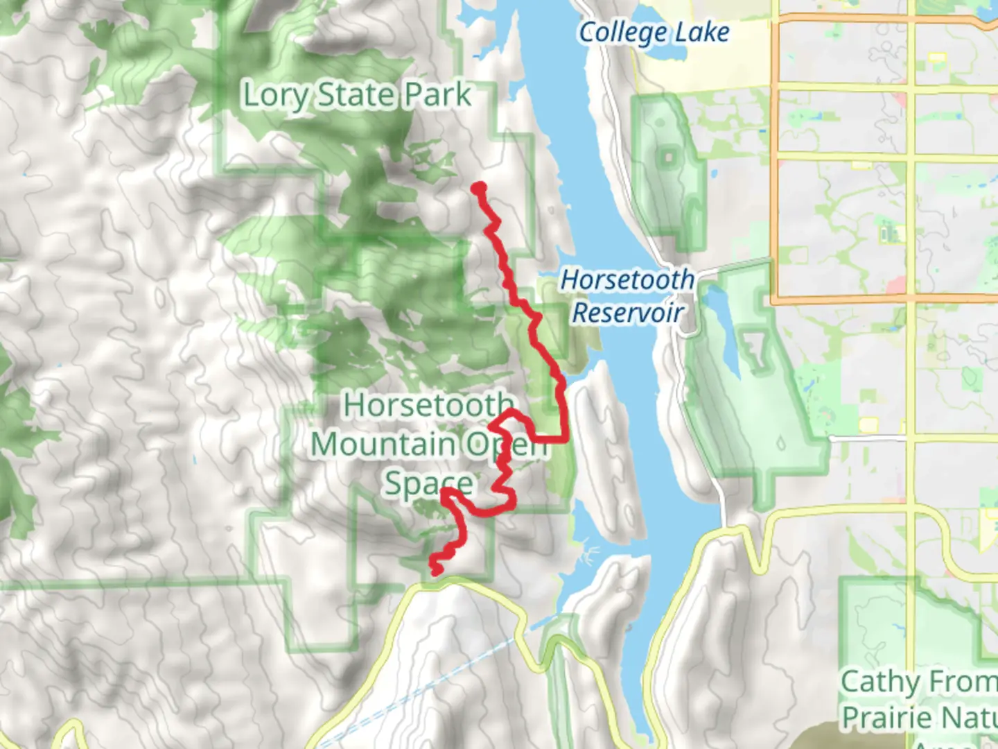 An image depicting the trail South Valley, Shoreline and Stout Trail and its surrounding area.