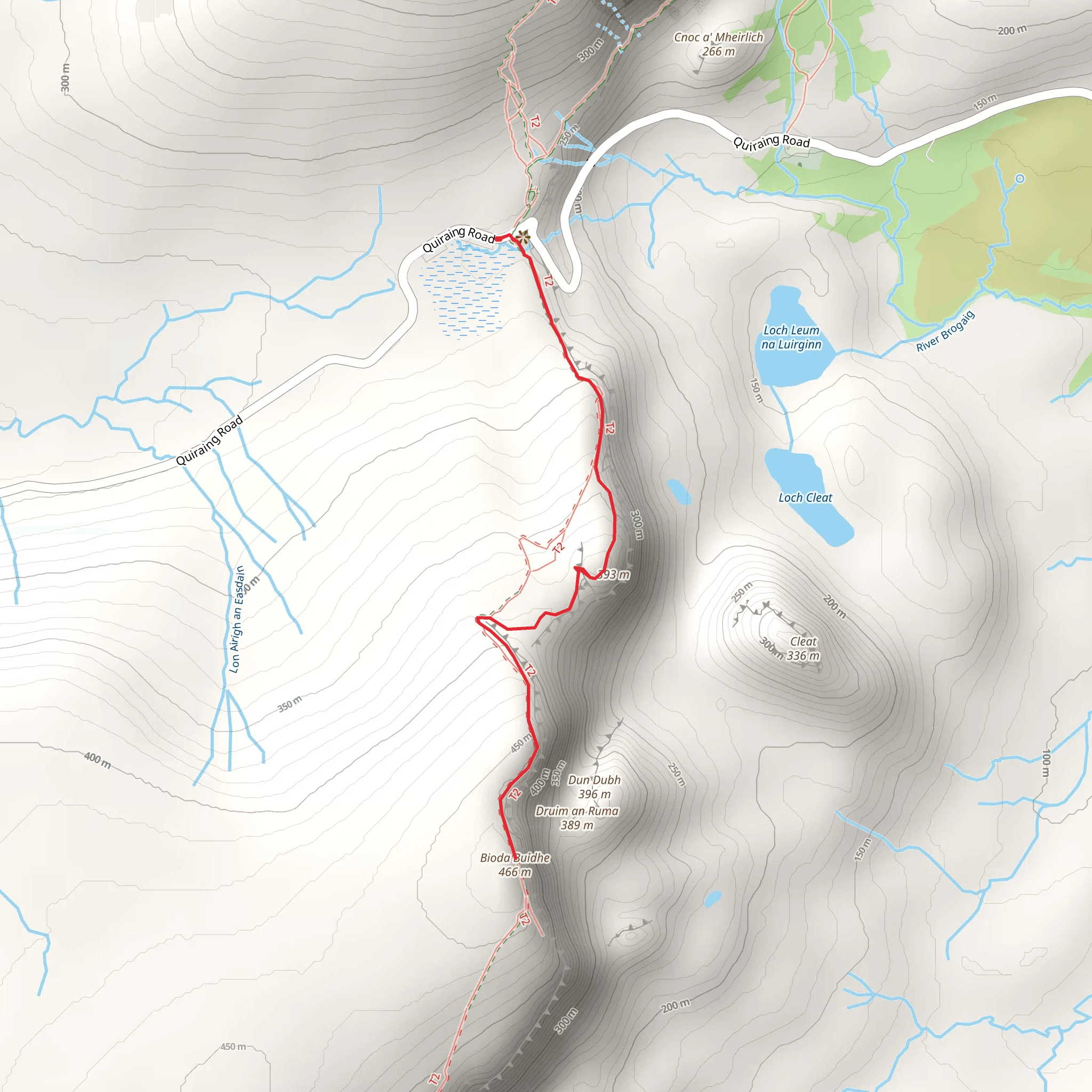 Bioda Buidhe Walk mobile static map
