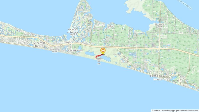 Topsail Hill mobile static map