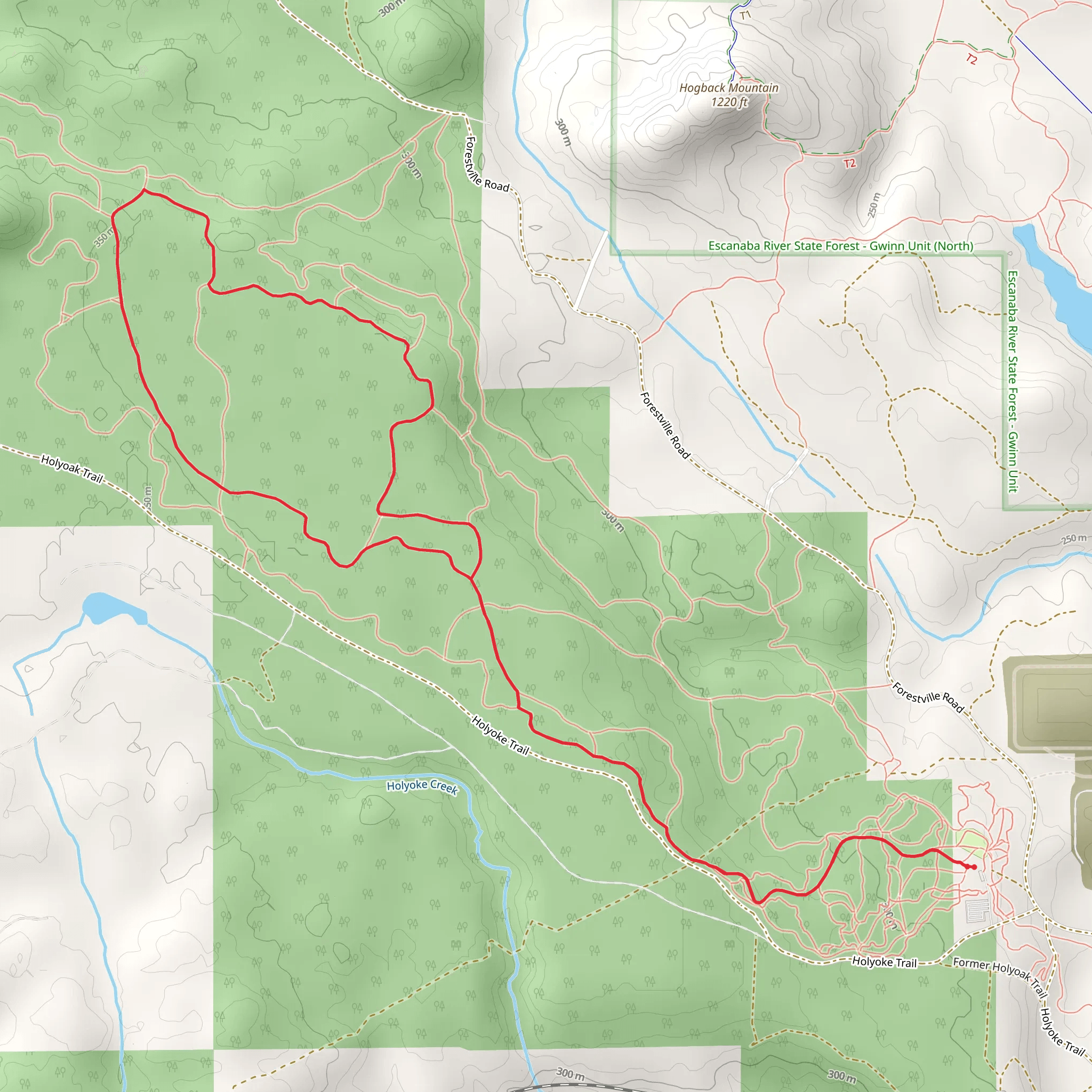 Noquemanon and Mukwa Trail mobile static map