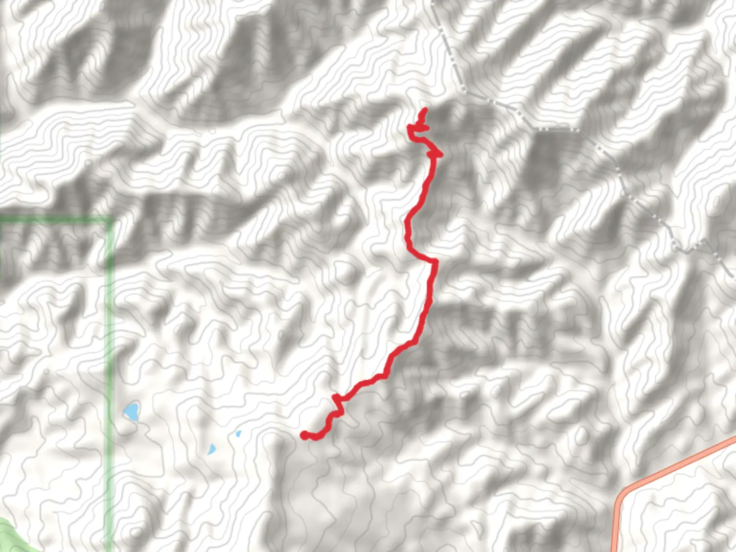 An image depicting the trail Iron Bear via Teanaway Ridge Trail and its surrounding area.